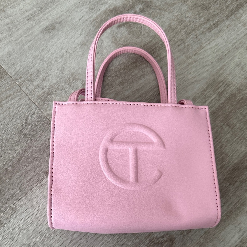 Telfar Light Pink Small Shopping Bag - New